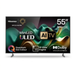 Hisense 55 Inch 4K QLED Smart Frameless TV – Q6 Series