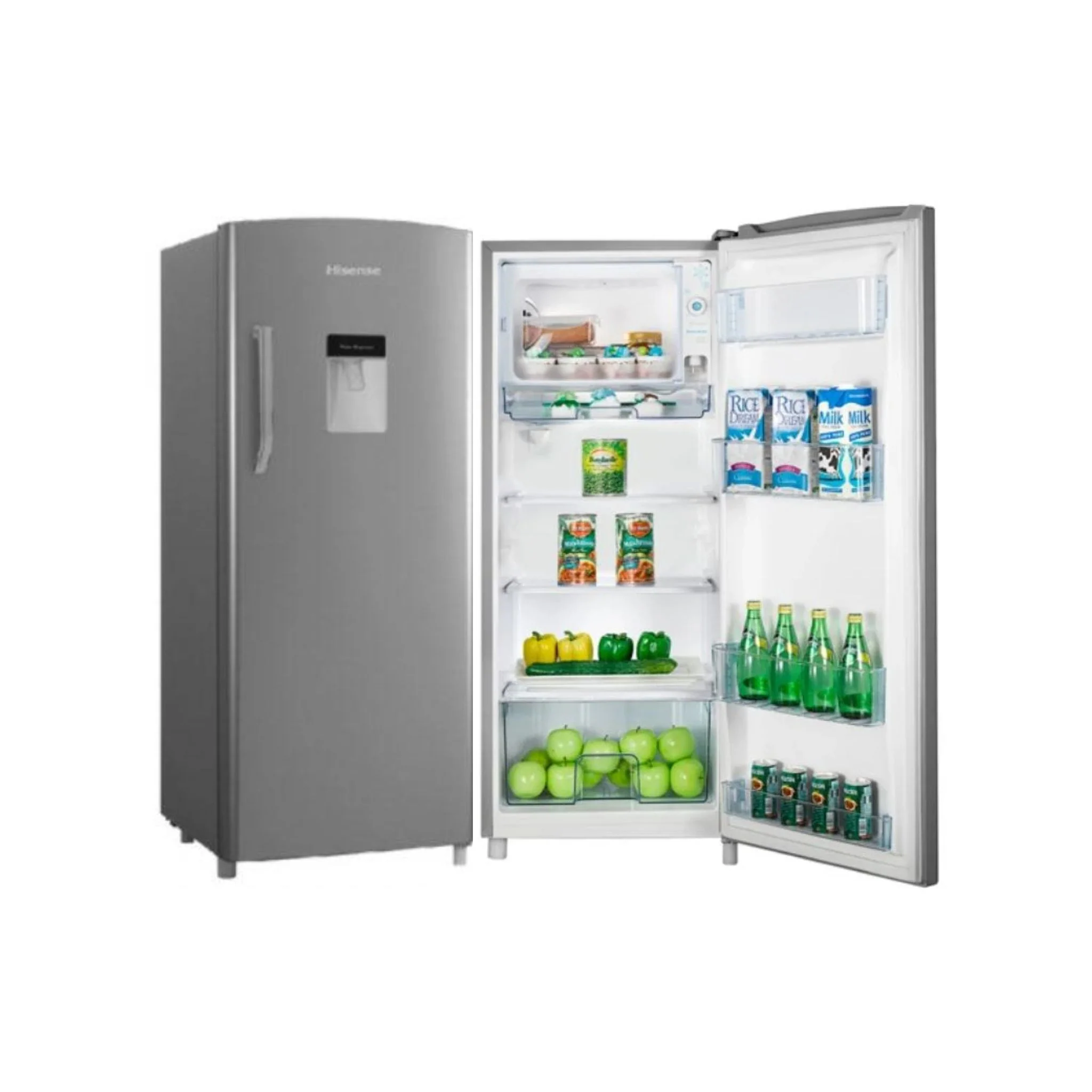 HisenseREF176DR176LSingleDoorFridgewithWaterDispenser Hisense 176L (REF176DR) Single Door Refrigerator - Image 1