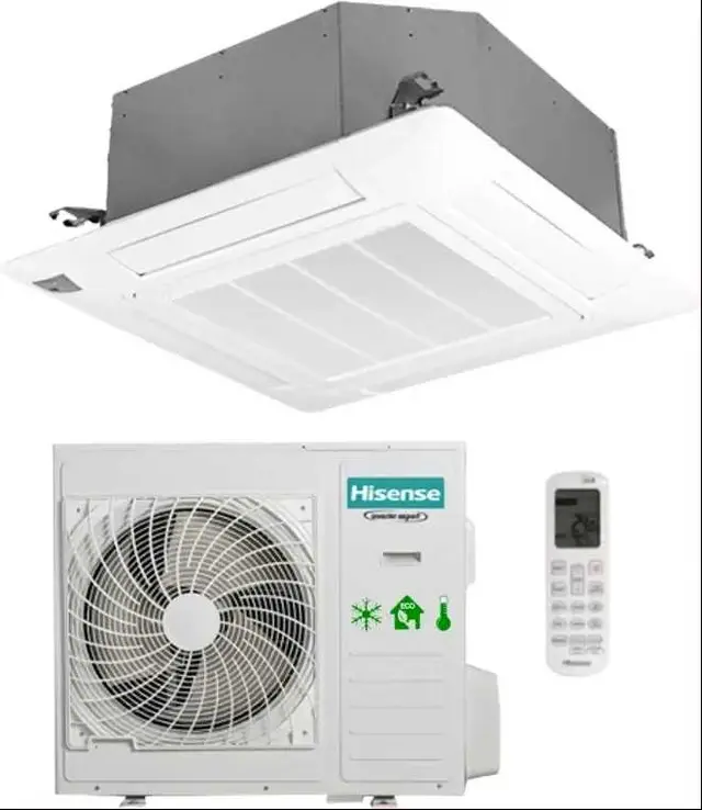 hisense ac 36000btu Hisense AUC-36HR4SKA/AUW-36H4SD 36000BTU Indoor Cassette Air Conditioner - Image 1