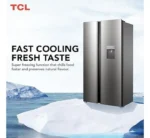 TCL P774SBGWD 595L Side by Side Refrigerator with Water Dispenser - Image 2
